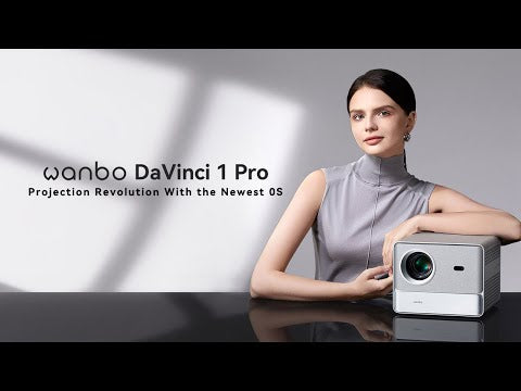 Wanbo DaVinci 1 Pro Projector 1080P Home Theater with Google Assistant